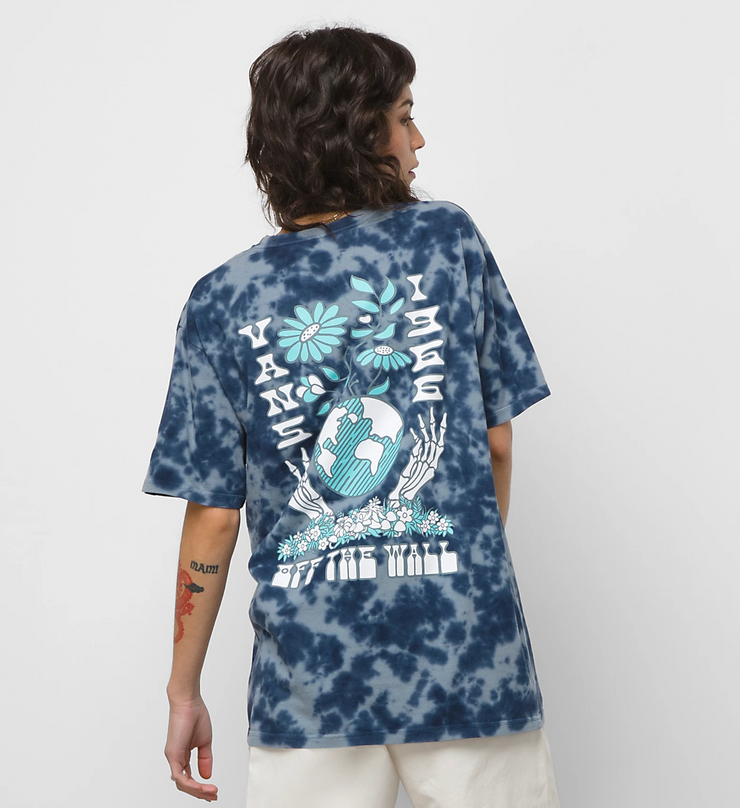 Focus On Balance Tie Die Tee - Stormy Weather / Dress Blues