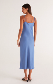 Selina Slip Dress Byzantine - Blue