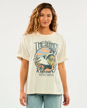 Crafted Heritage Tee - Rip Curl Bone