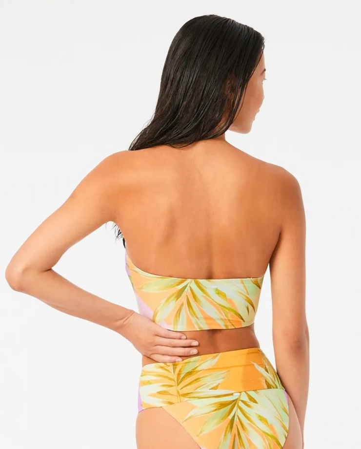 Montego Bay Longline Bandeau Bikini Top - Multi Color