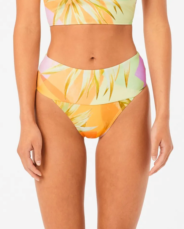Montego Bay High Waist Bikini Bottom - Multi Color