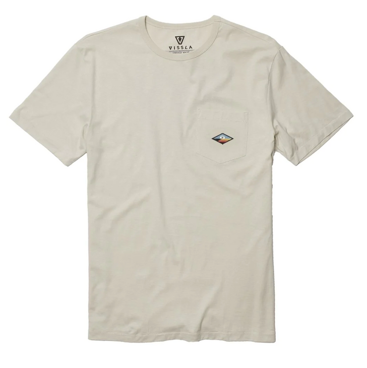 Diamond Daze Organic Pkt Tee - Bone