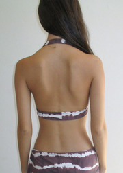 Edie Halter Bikini Top - Taro Tie Dye