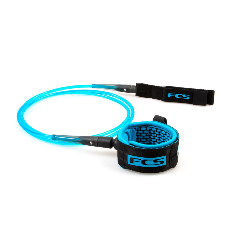 FCS 9' All Round Calf Essential Leash - Blue/Black