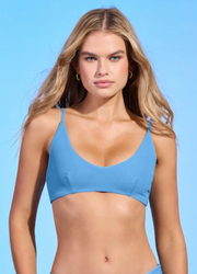 Pool Blue Blush Bikini Top