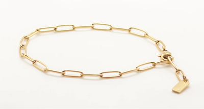Paperclip Anklet- Salty Babes- Classic