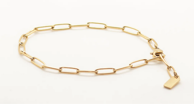 Paperclip Anklet- Salty Babes- Classic