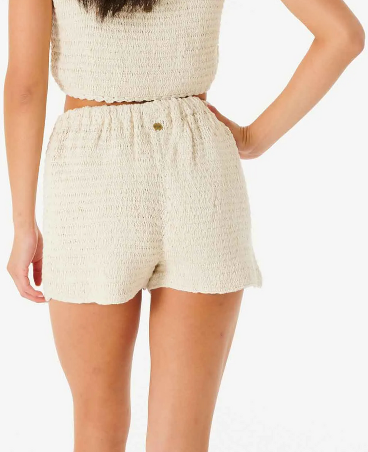 Oceans Together Crochet Short - Off White
