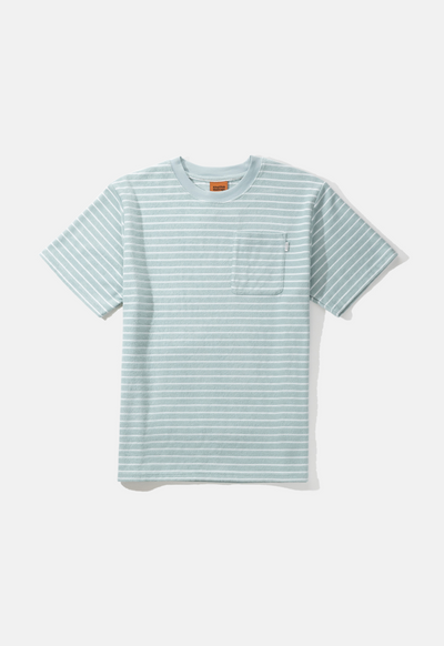 Vintage Terry Stripe SS T-Shirt - Seafoam