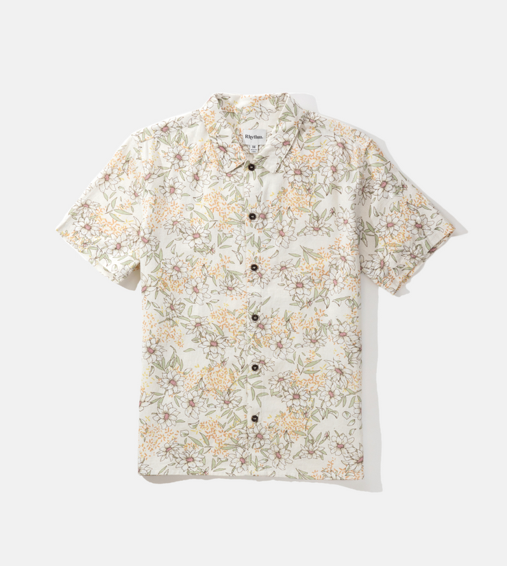 Malia Linen SS Shirt - Natural