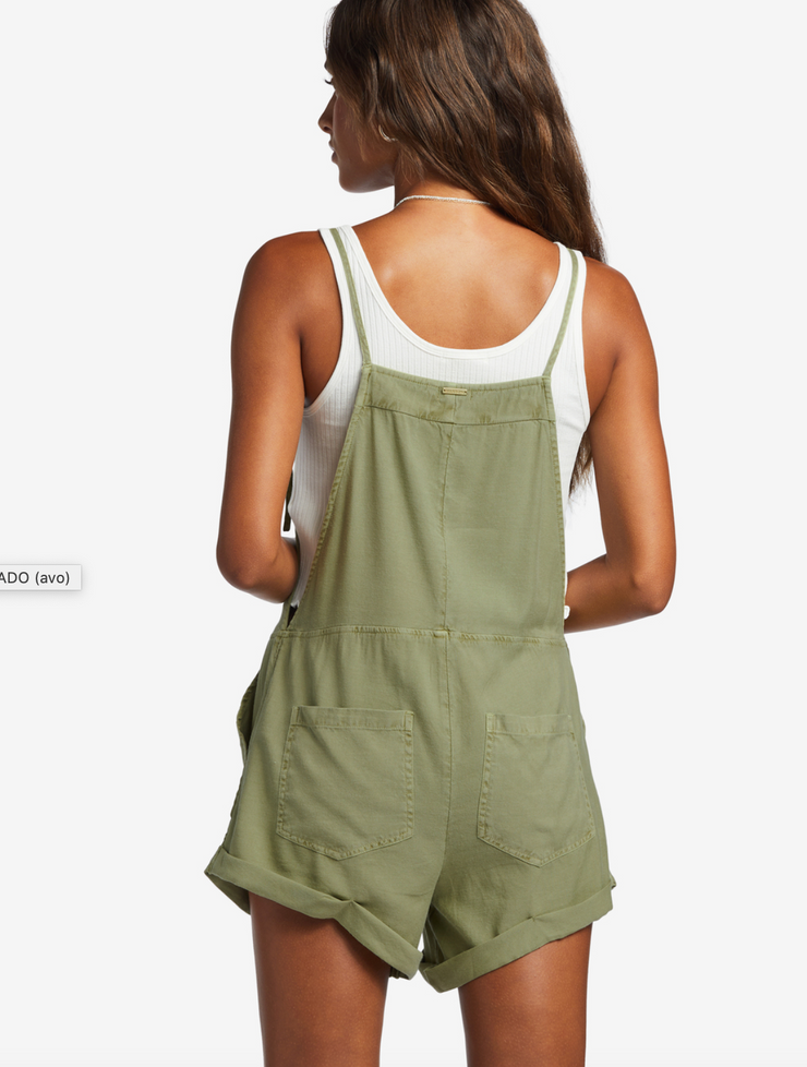 Wild Pursuit Romper - Avocado