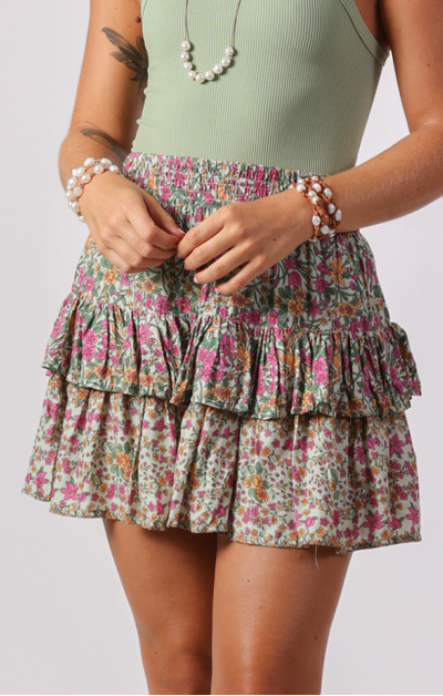 Muse Mini Skirt - Seaspray