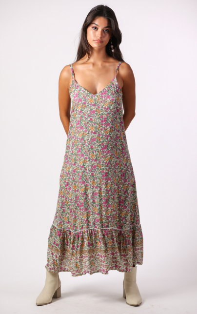 Day Tripper Slip Dress - Seaspray