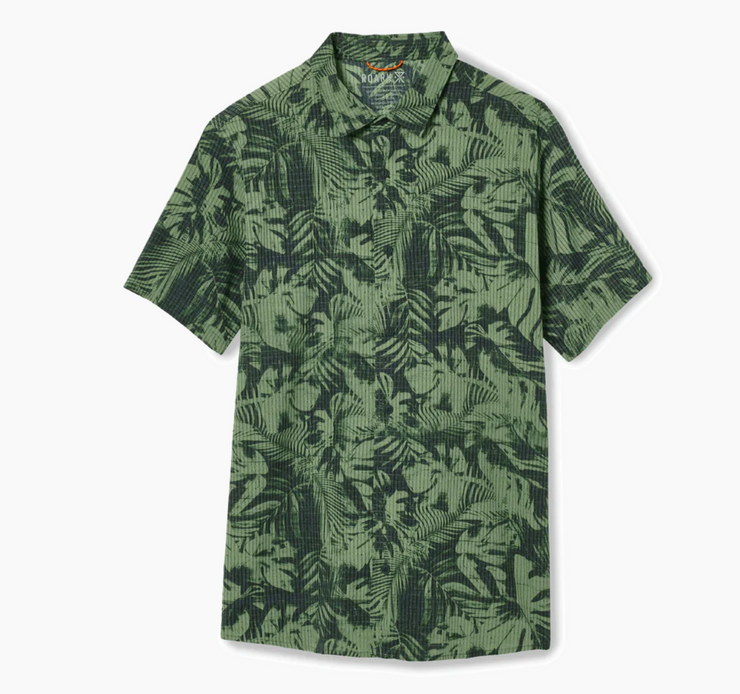 Bless Up Breathable Stretch Shirt - Jungle Green Print