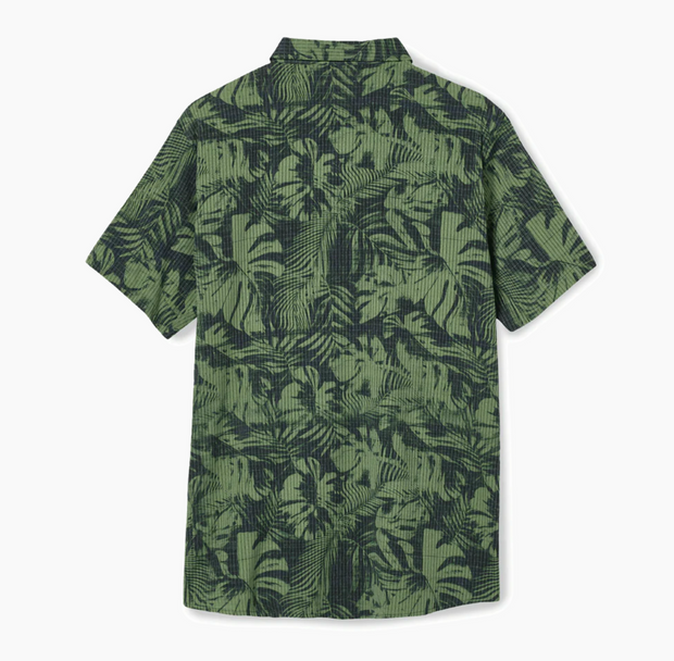 Bless Up Breathable Stretch Shirt - Jungle Green Print