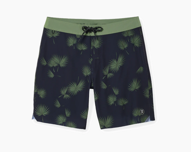 Passage Primo Boardshorts 18" - Fronds Dark Navy