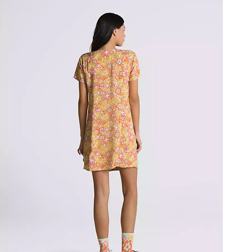 Resort Floral Brunching Buttondown Dress