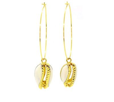 Puka Hoops - Salty Shells - Gold