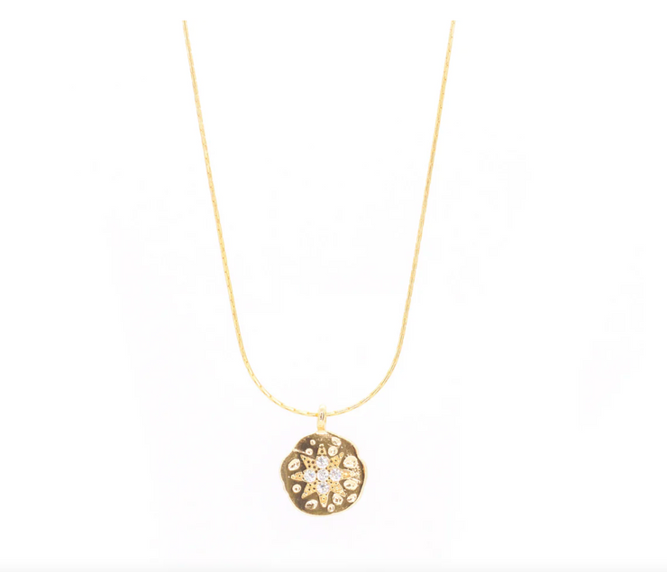 Burst - Salty Pendants 18k Gold