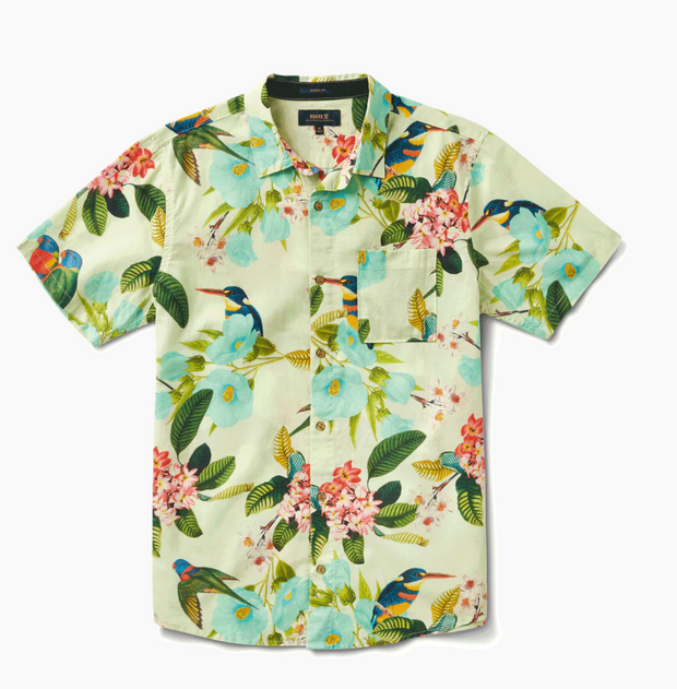 Journey Shirt - Floral Lime
