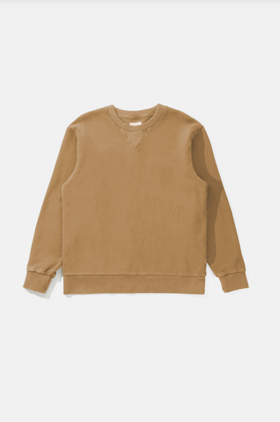 Worn Path Fleece Crew - Brown