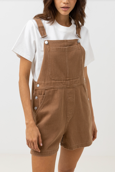 Tide Short Overalls - Toast