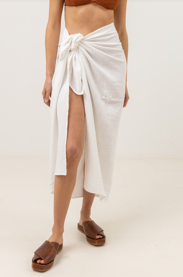 Salty Sarong - White