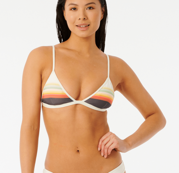 Surf Revival Triangle Bikini Top - Blue