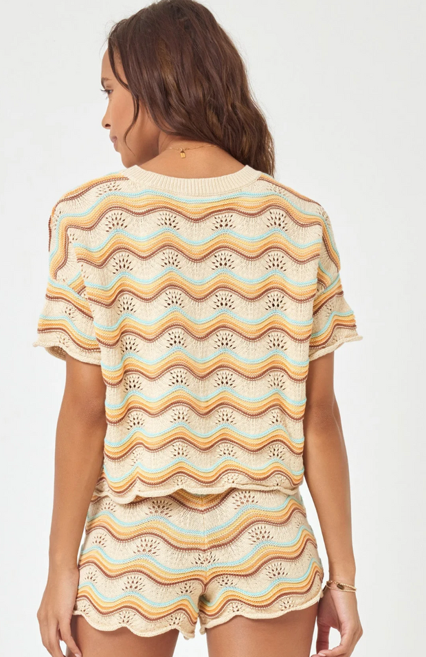 Make Waves Sweater - Sano Stripe