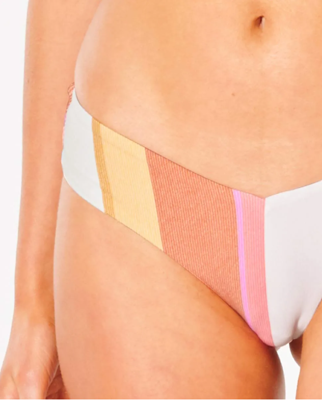 Heat Wave Skimpy Coverage Hipster Bikini Pant- Multicolor