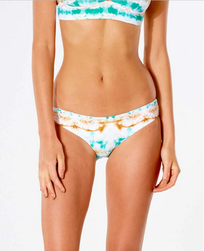 Summer Palm Revo Cheeky Bikini Bottom- Light Aqua