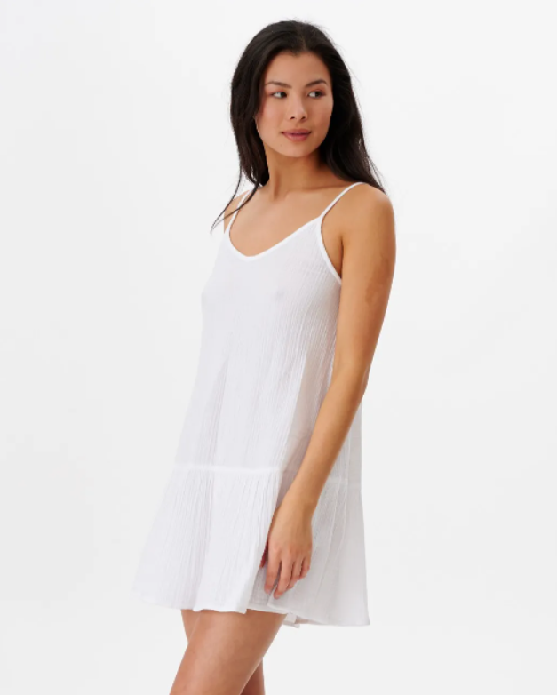 Premium Surf Cover Up Dress - White