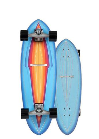 31" Blue Haze Surfskate - C7 Raw