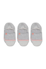 Women's - Invisible 3 Pack - Grey
