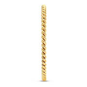 Gypsy Life Twisted Rope Stacking Ring - Yellow Gold-Filled