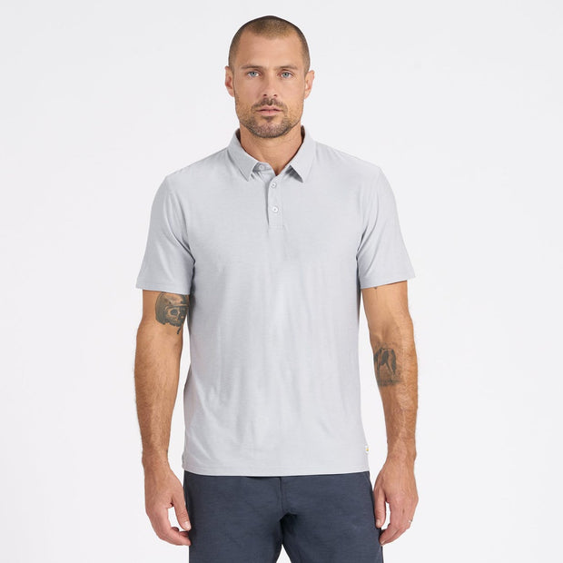 Strato Tech Polo - Platinum Heather