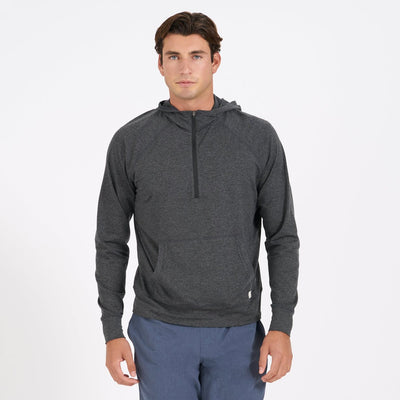 Ponto Performance Half Zip Hoodie - Charcoal Heather