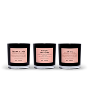 Cedar, Hinoki, and St. Al Votive Set