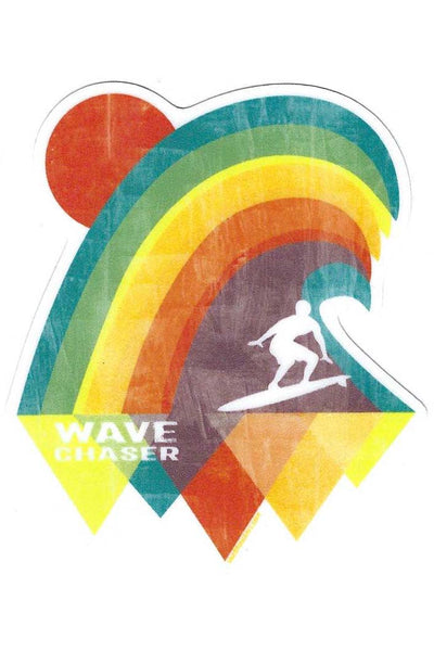 Gypsy Life Surf Shop Sticker - Shard Wave/Surfer