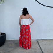 Dakota Skirt - Vintage Hawaii Red