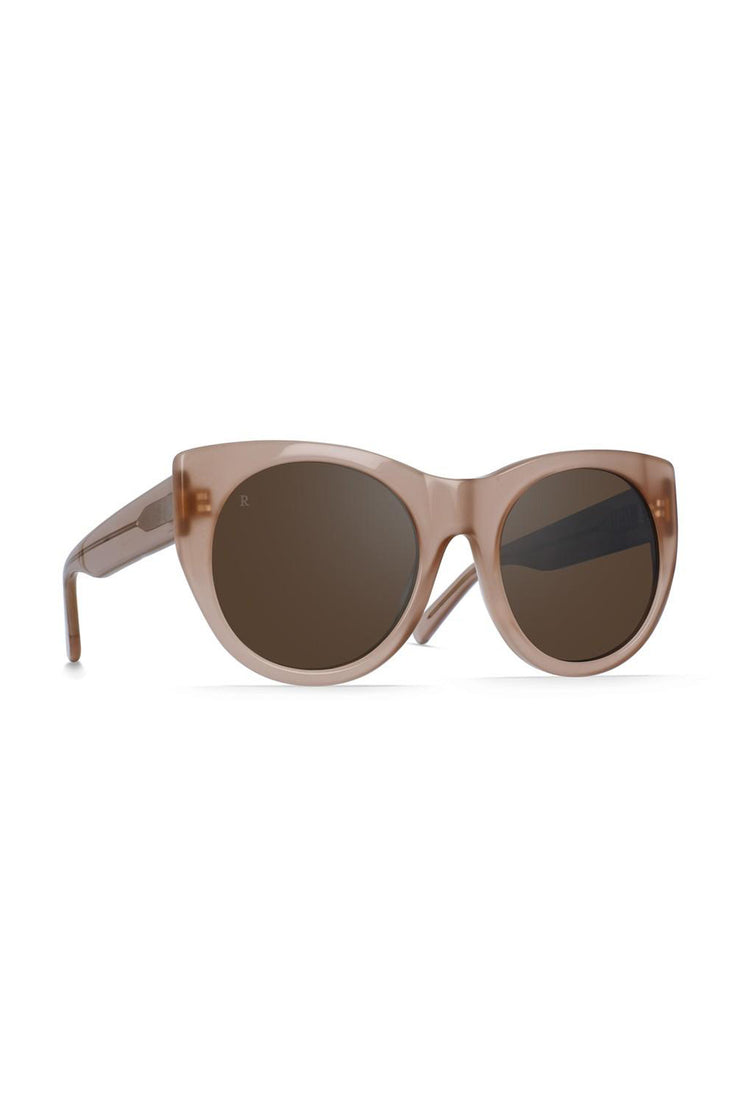 Durante Rose/Brown Silver Mirror Sunglasses
