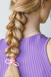 Bow Hair Ties - Blush/Mauve