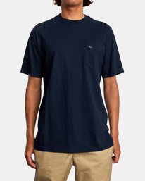 Solo Label Pigment Dye Short Sleeve Tee - Navy Marine (MYV)