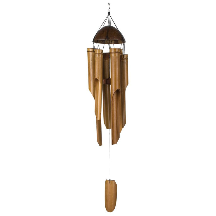 Half Coconut Bamboo Chime - Large
