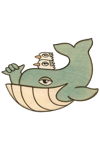 Shaka Whale Sticker