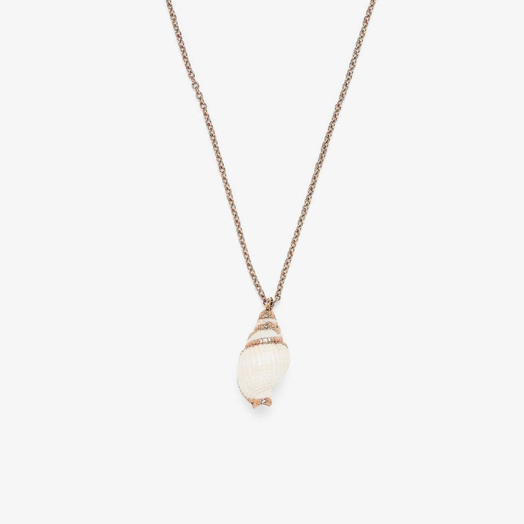 Conch Pendant Necklace - Rose Gold