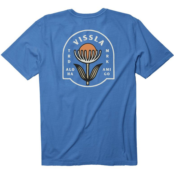 Sun Harvest Pocket Tee - Super Blue
