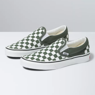Pure white and black checkerboard vans on sale