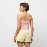 Sun Waves Tube Top - Coral Almond