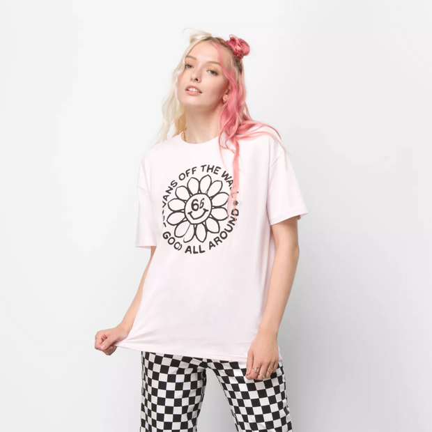 All Around Oversized Tee - Cradle Pink